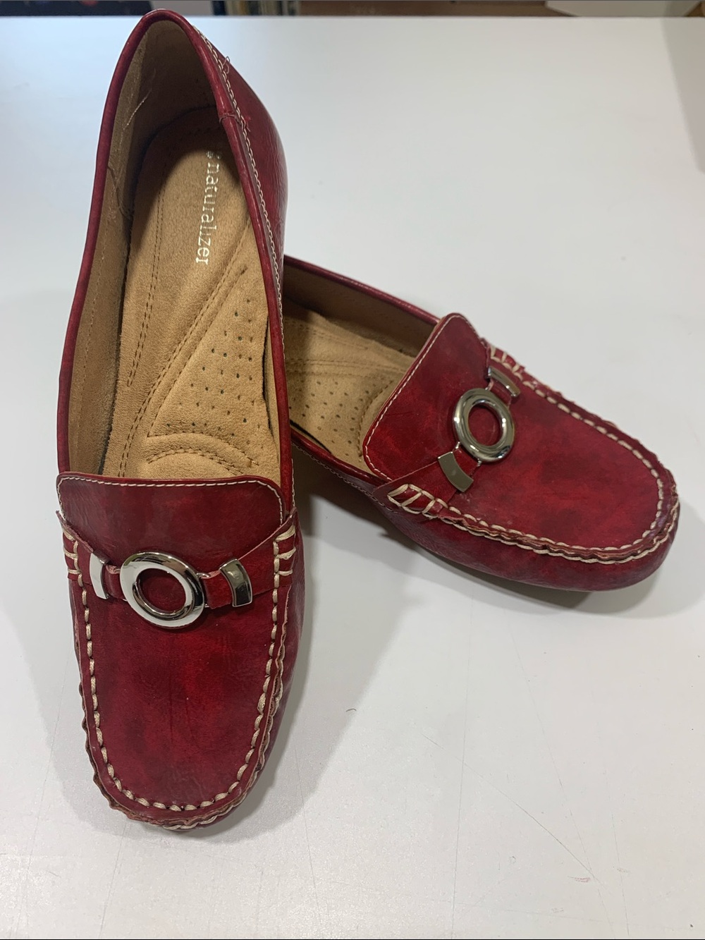 Naturalizer Gabina Red Loafers in box 9.5